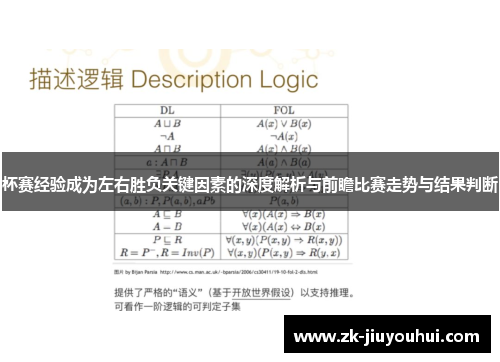 杯赛经验成为左右胜负关键因素的深度解析与前瞻比赛走势与结果判断 杯赛经验成为左右胜负关键因素的深度解析与前瞻比赛走势与结果判断